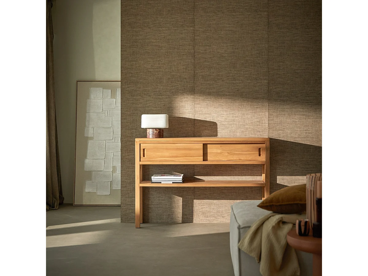 Konsole aus massivem Teakholz Anton