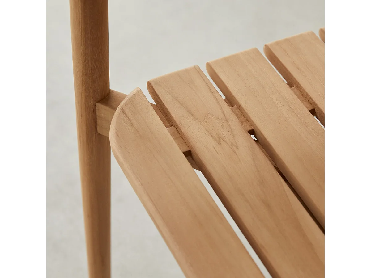 Poltrona da giardino in teak massello Vadim