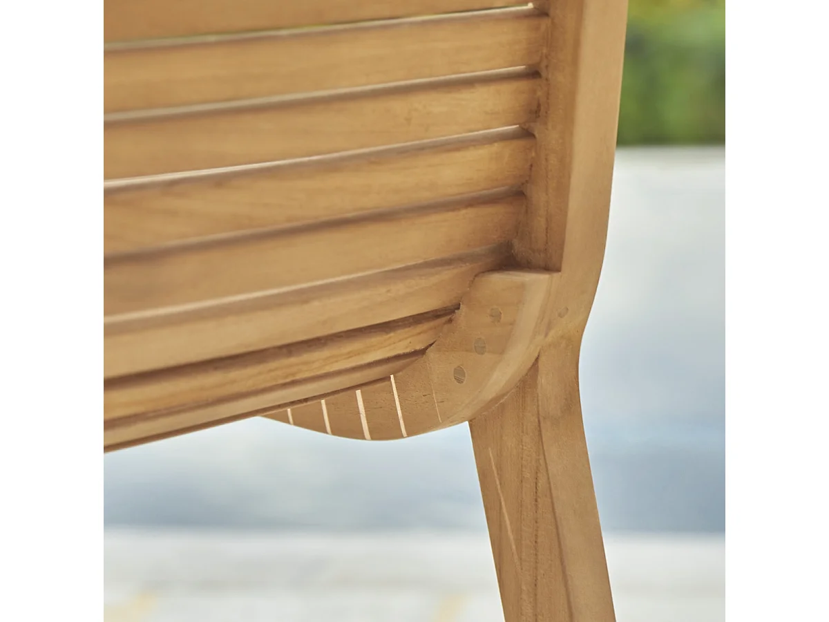 Gartenstuhl Outdoor Stuhl Teakstuhl Massivholz