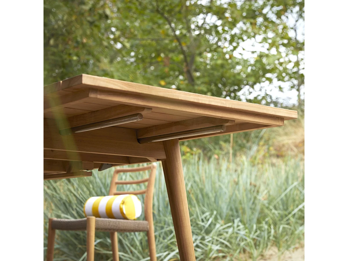 Tavolo da giardino allungabile in teak massello per 6-12 persone Vadim