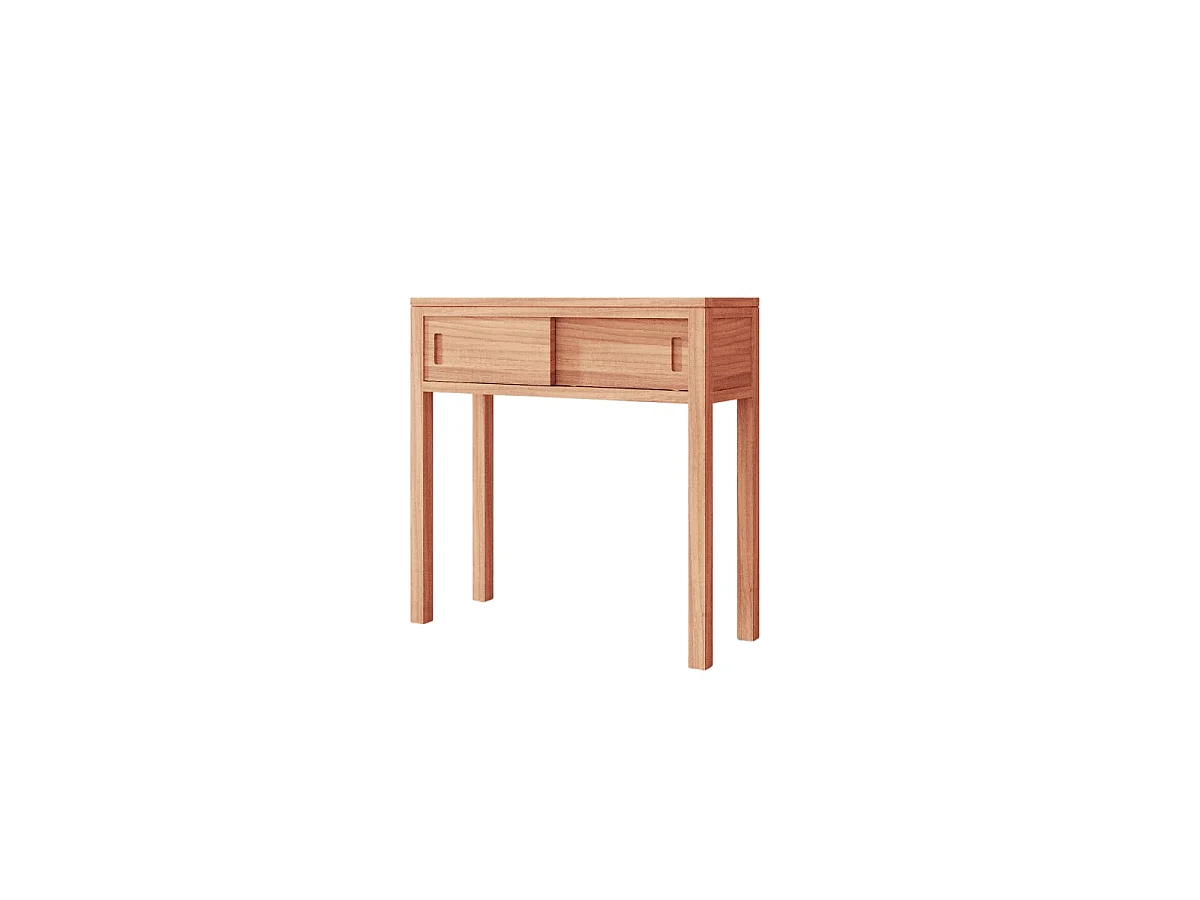 Konsole aus massivem Teakholz 80 cm Anton