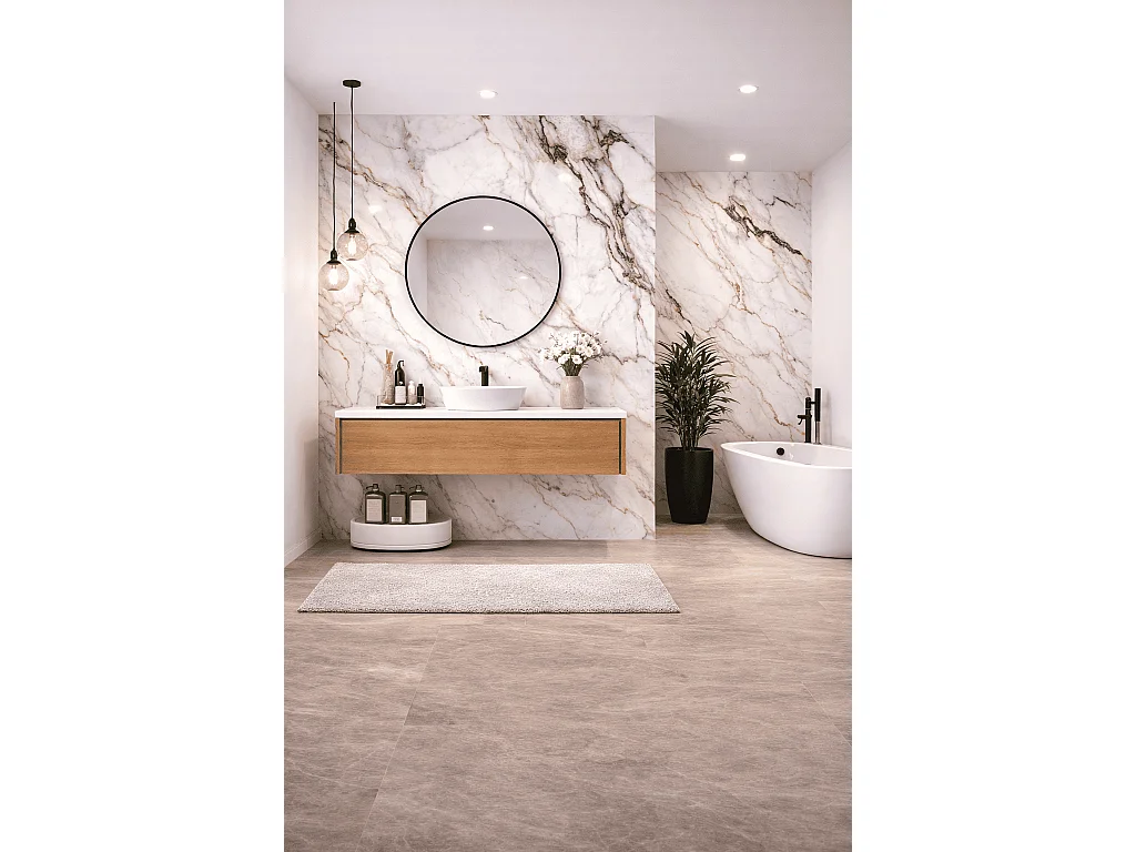 Panneaux muraux effet marbre Protocole Home - revêtement mural hydrofuge