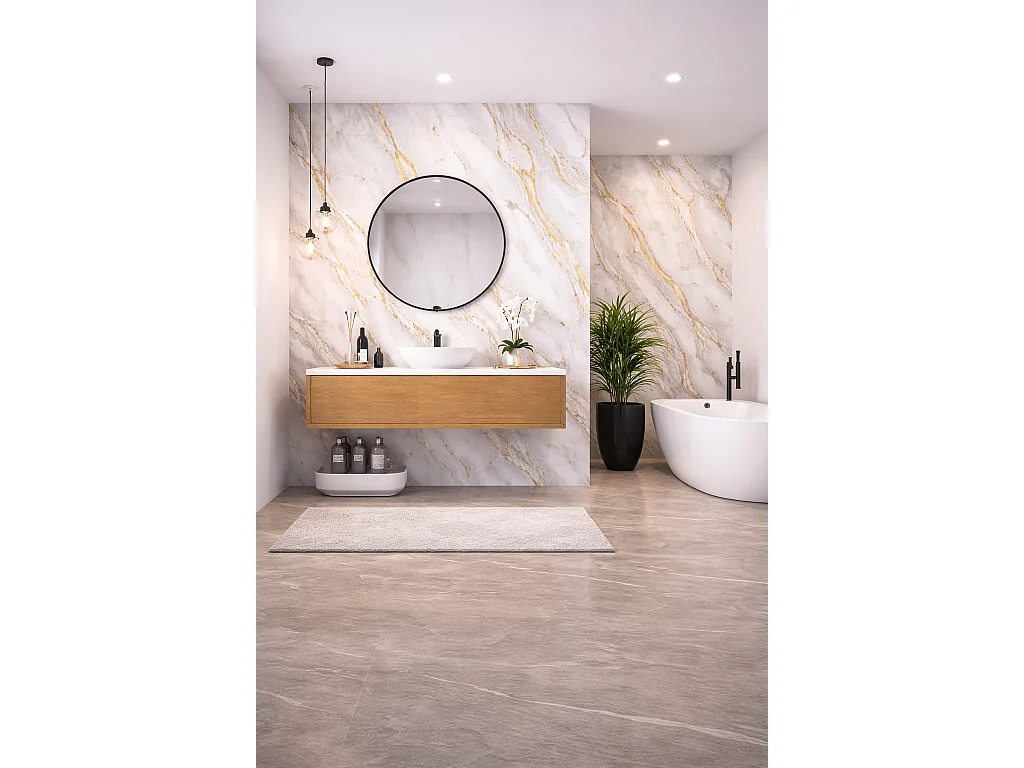 Panneau mural effet marbre Protocole Home 122x260 cm 3 mm