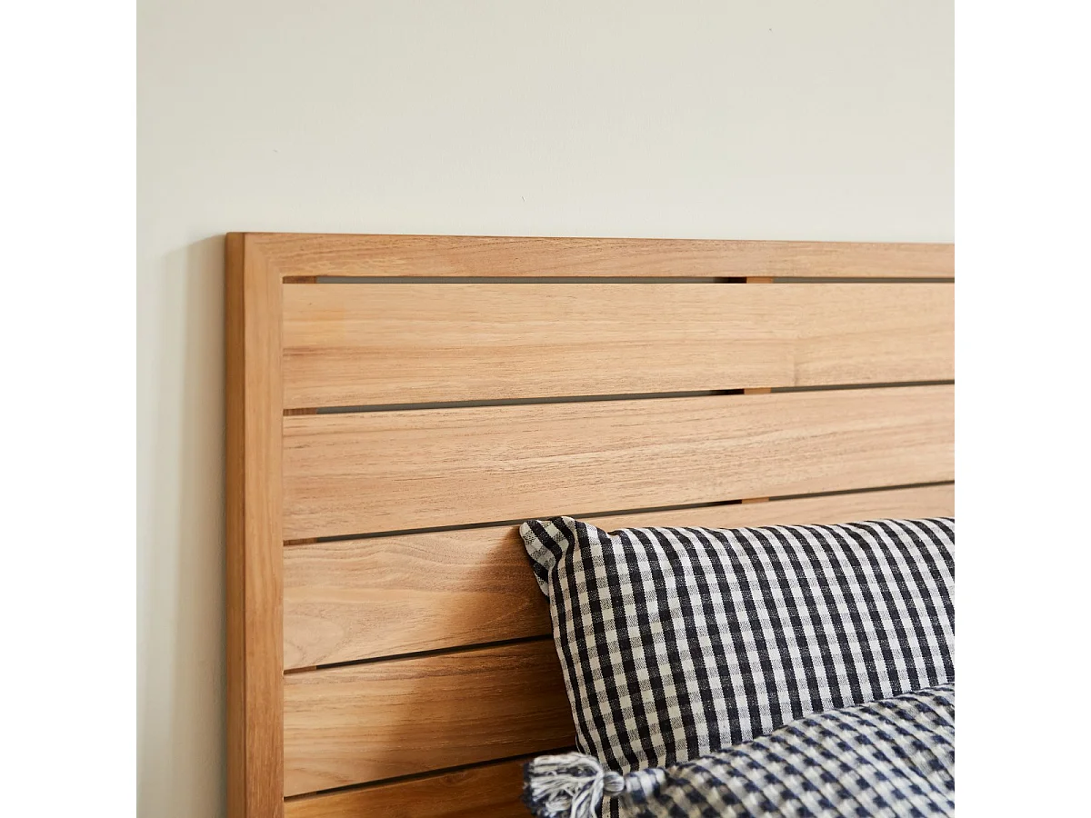 Minimalys - Children’s solid teak headboard, 95 cm