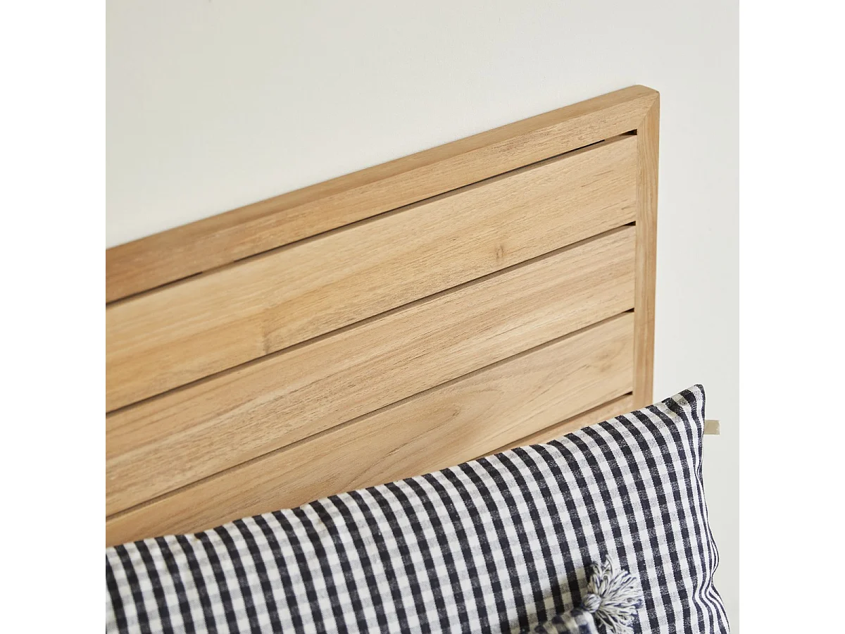 Minimalys - Children’s solid teak headboard, 95 cm