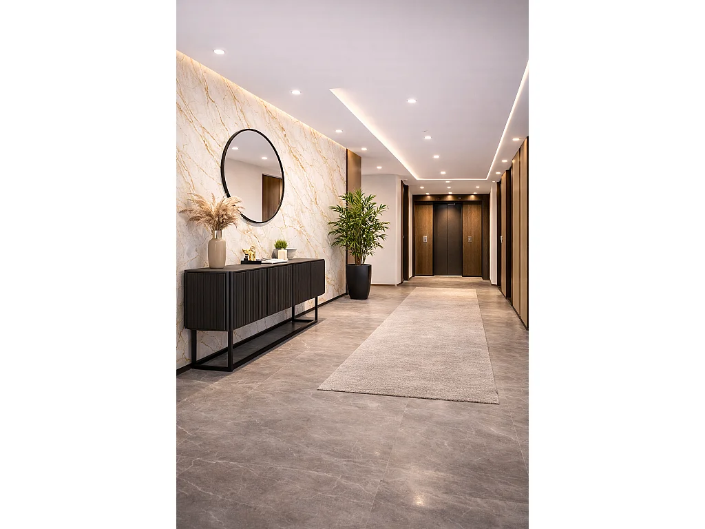 Panneau mural PVC effet marbre 122 x 260 cm - Polyéthylène 3 mm - Protocole Home