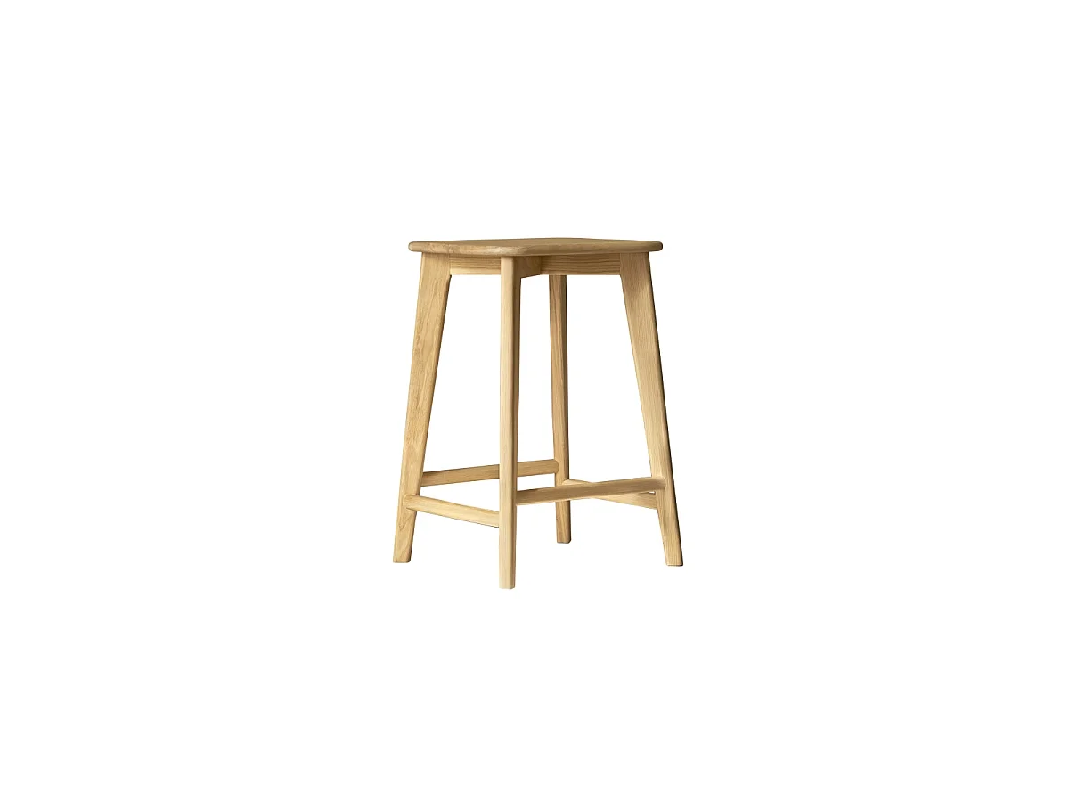 Barhocker Abel aus massiver Eiche