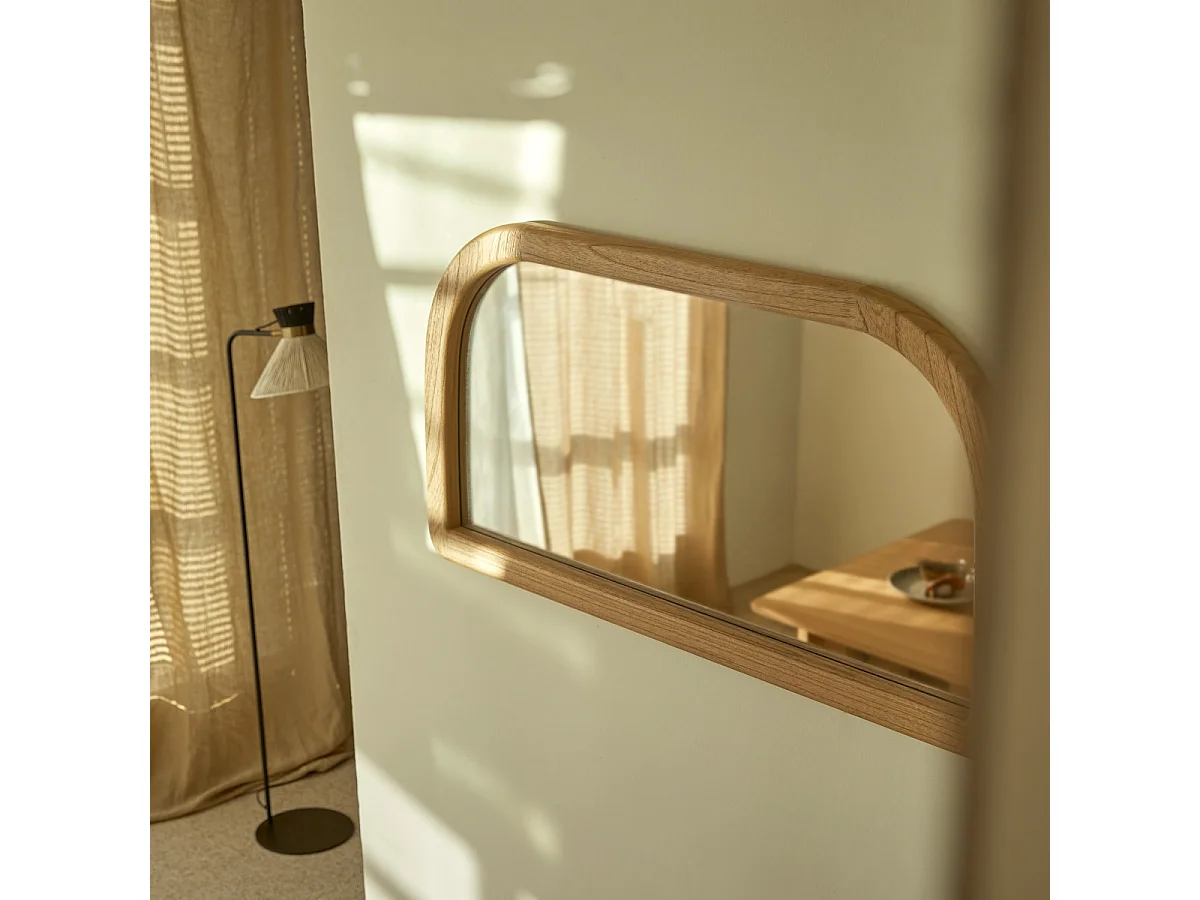 Léonie - Specchio in legno di mindi 60x120 cm