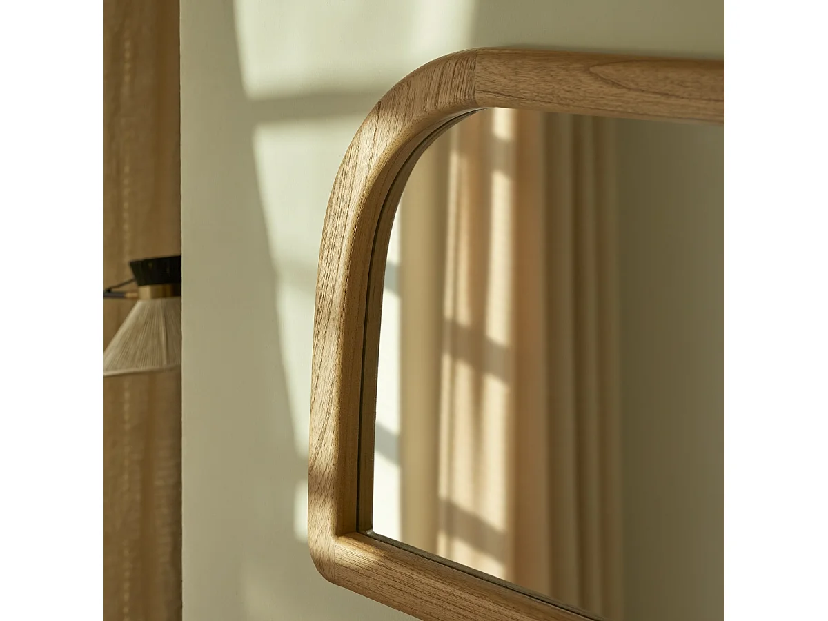 Léonie - Specchio in legno di mindi 60x120 cm
