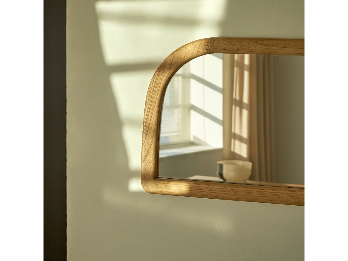 Léonie - Specchio in legno di mindi 60x120 cm