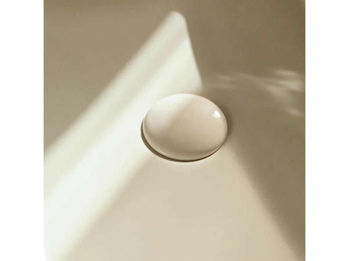 Gina - Waschbecken aus Keramik, rund