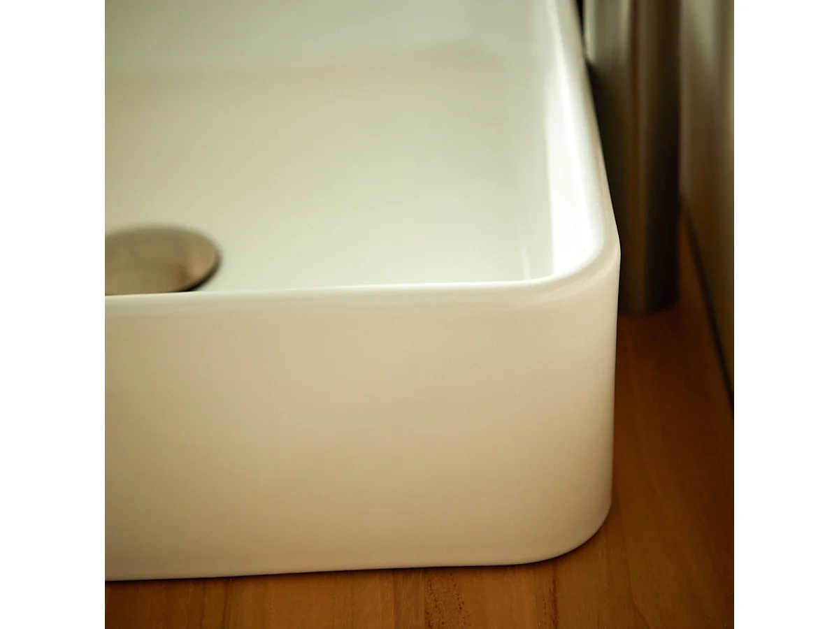 Thaïs - Lavabo quadrato in ceramica