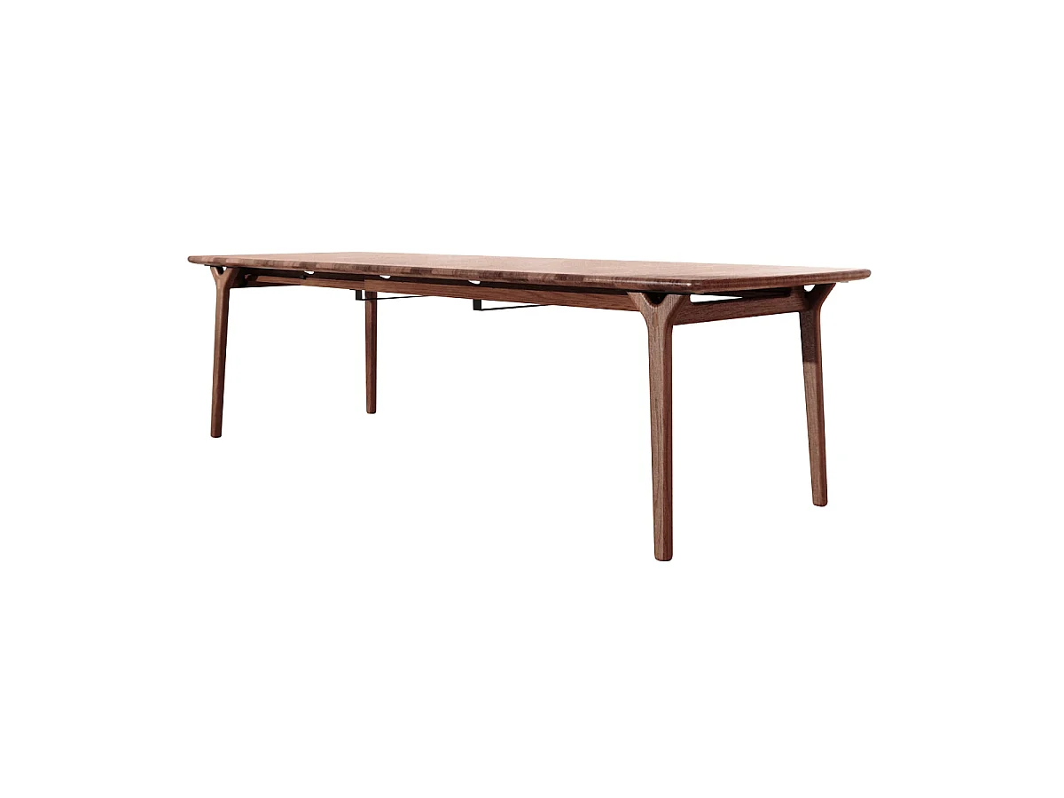 Tavolo allungabile in rovere massello brown 6-12 persone Clara