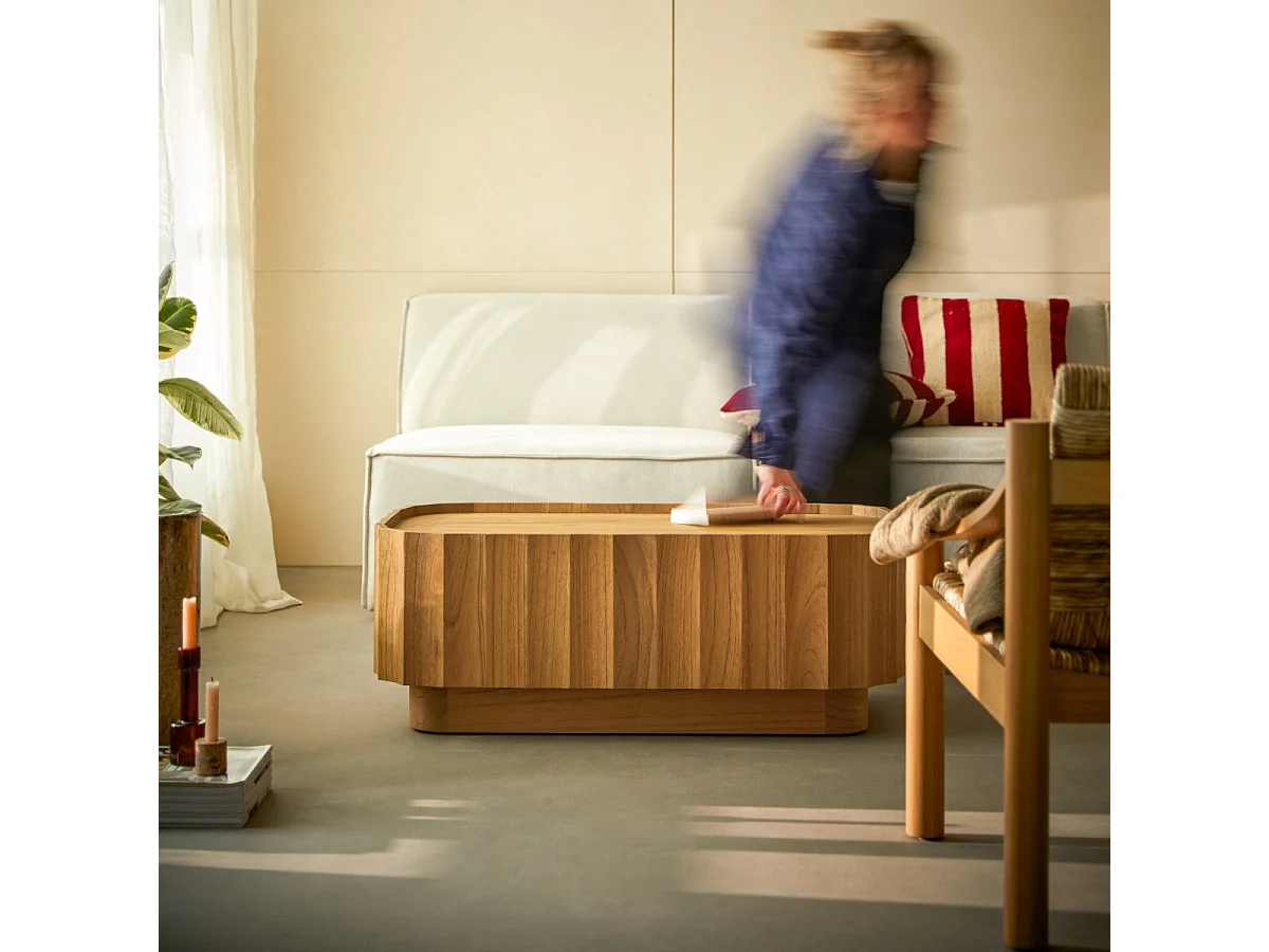 Couchtisch Andréa aus massivem Mindiholz