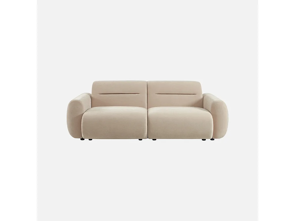 Divano in tessuto, 3 posti, beige