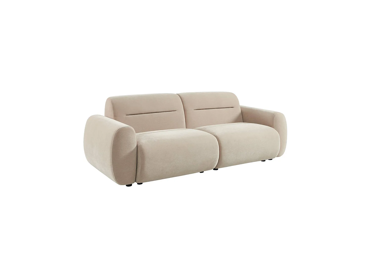 Divano in tessuto, 3 posti, beige
