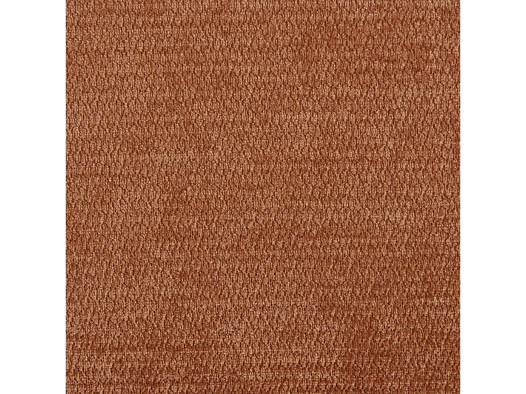 Sofá cama esquinero de tela con arcón, 3 plazas  terracota