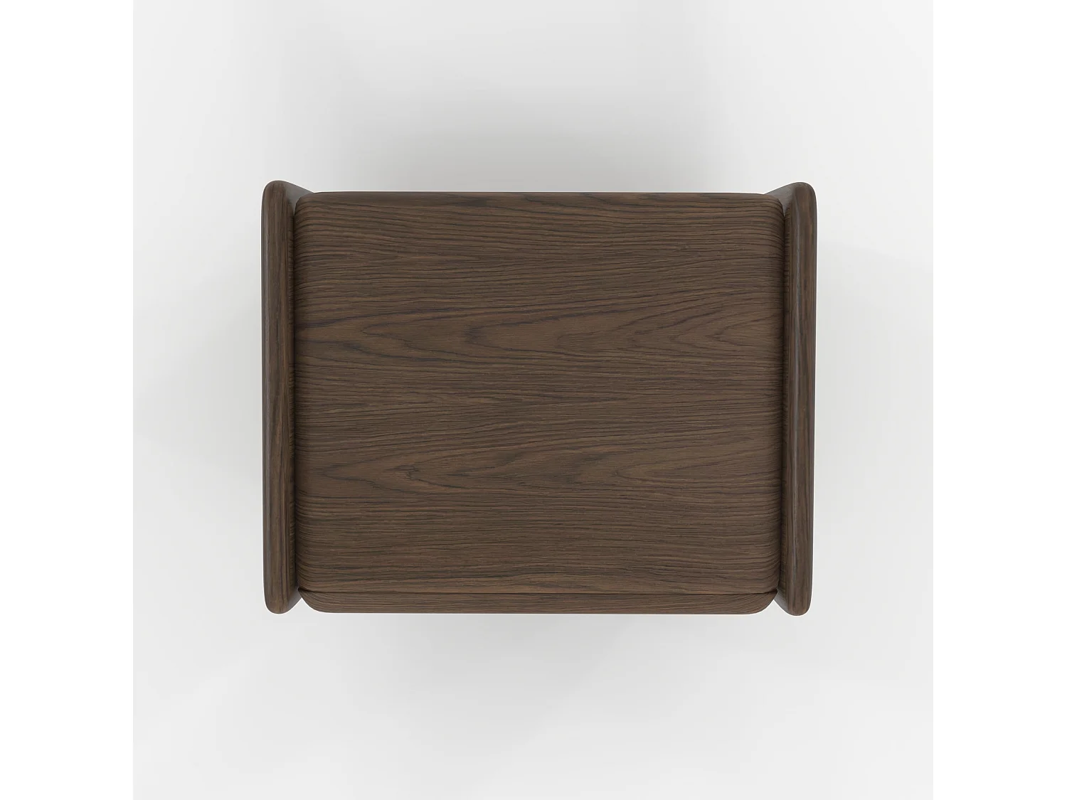 Table de chevet en placage noyer  - Eléa