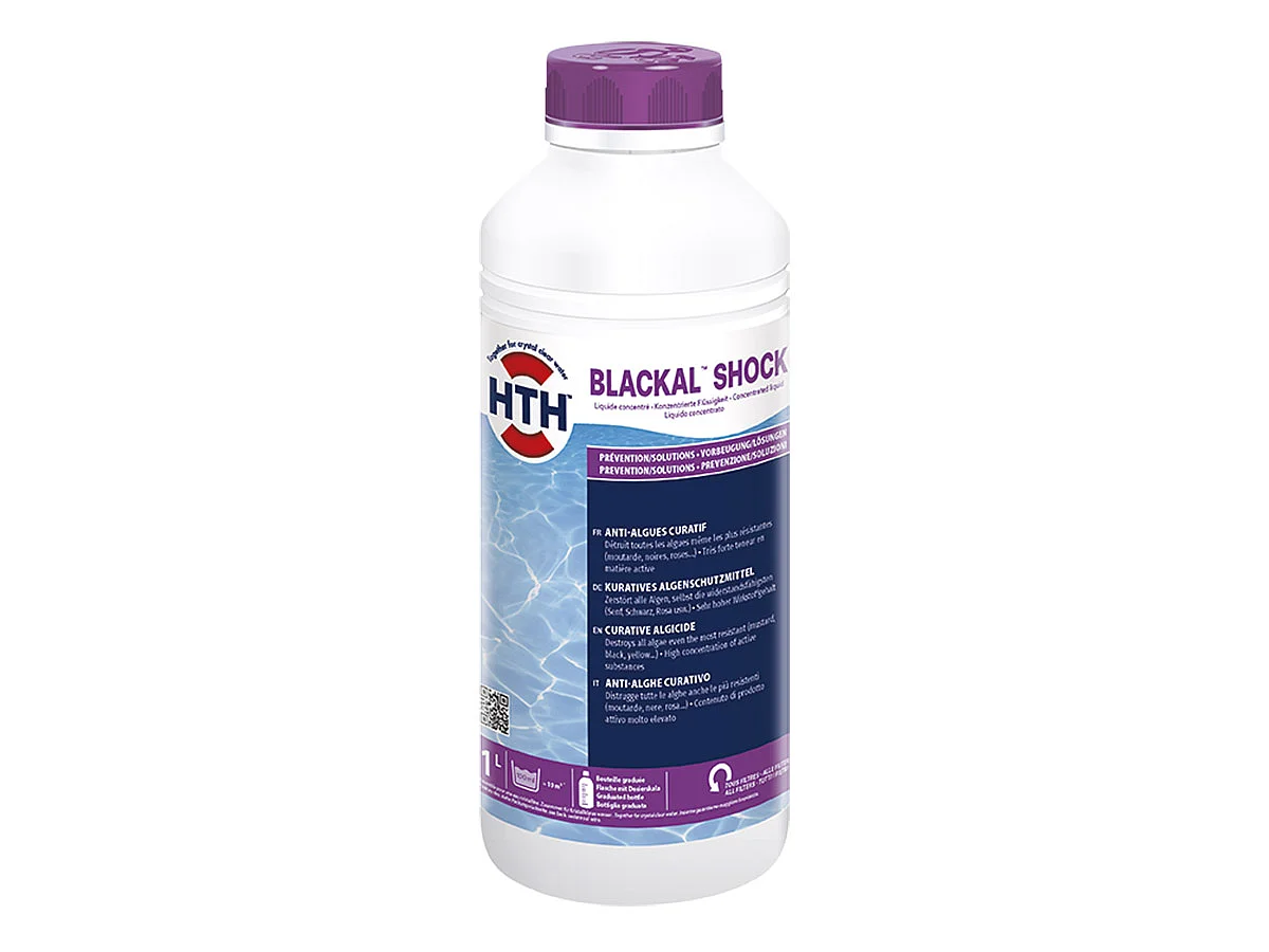 Anti-algues choc Blackal Shock 1 L (algues moutarde) - HTH