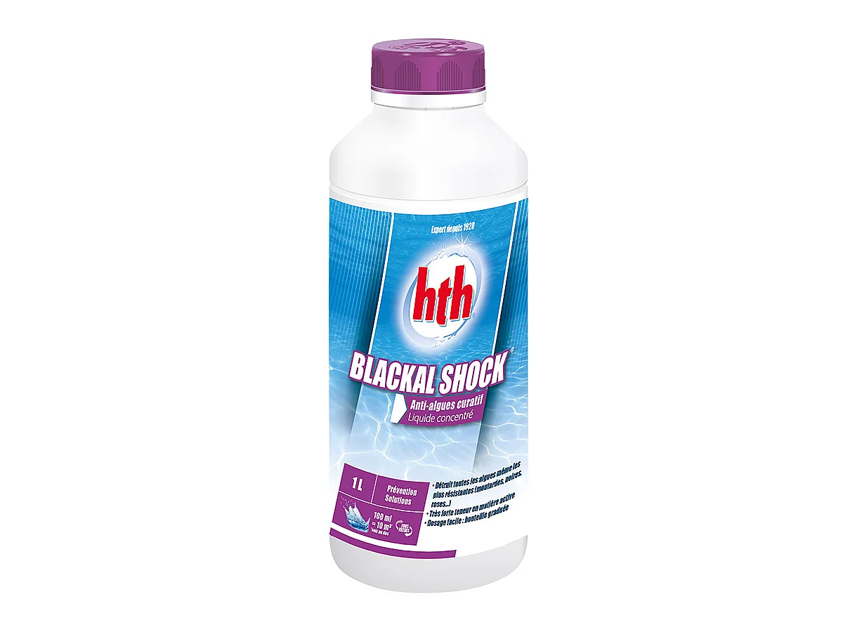 Anti-algues choc Blackal Shock 1 L (algues moutarde) - HTH