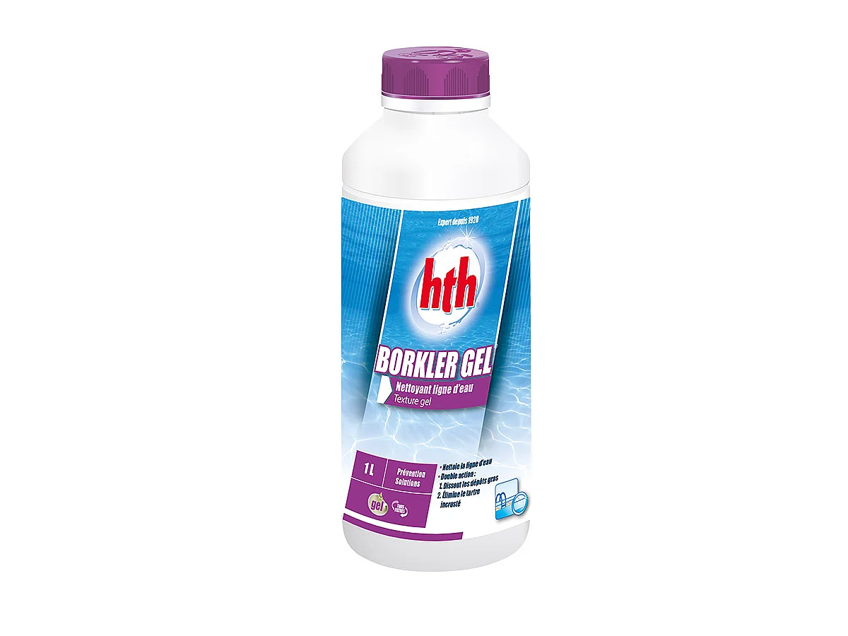 Nettoyant ligne d'eau Borkler gel 1 L - HTH