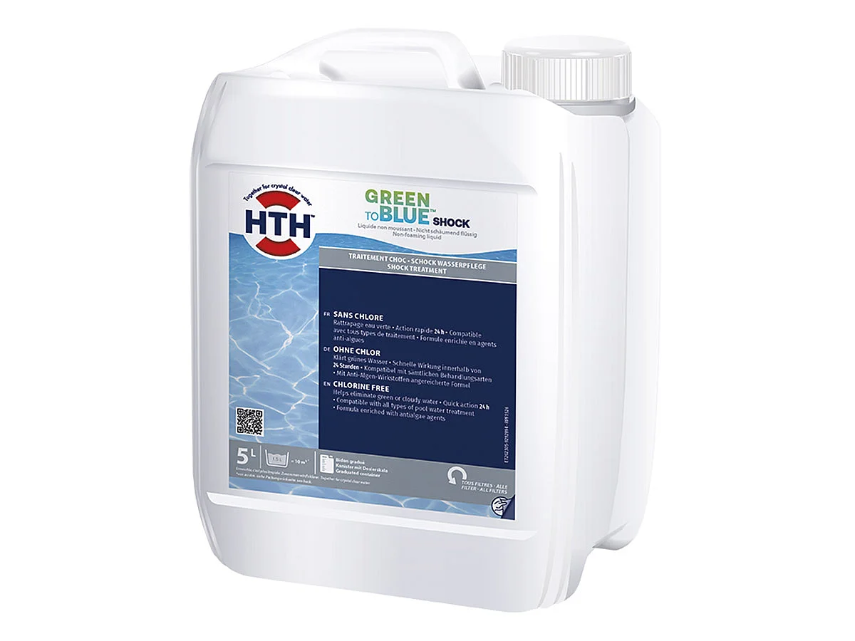 Oxygène actif choc Green to Blue Shock 5 L - HTH