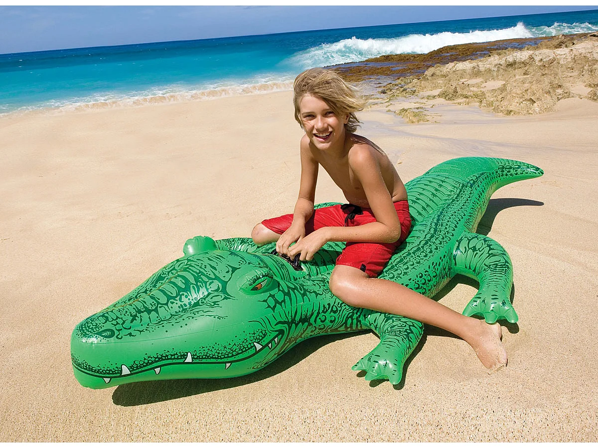 Grand crocodile à chevaucher - Intex