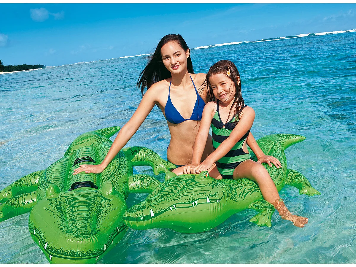Grand crocodile à chevaucher - Intex