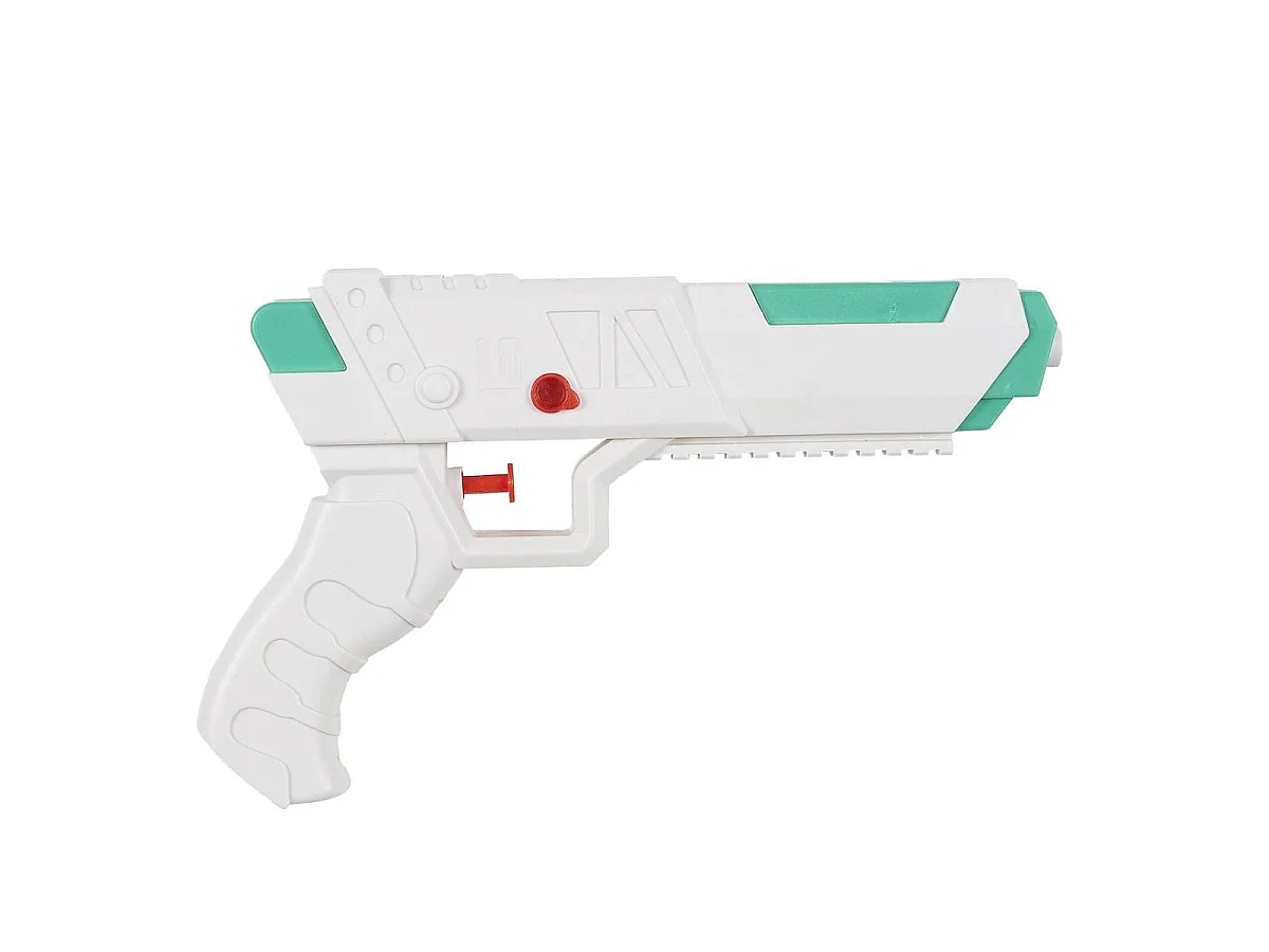 Pistolet à eau détachable 2 en 1 vert et blanc à piles