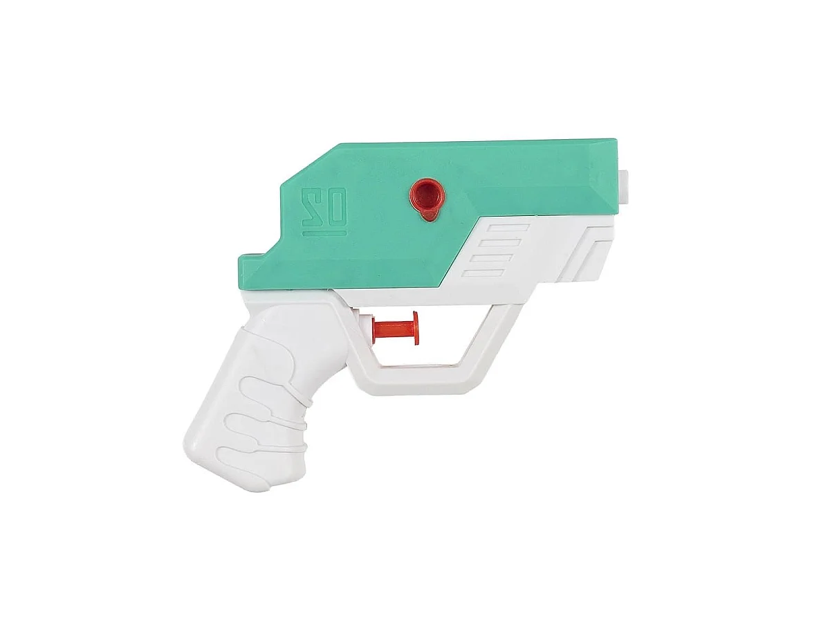 Pistolet à eau détachable 2 en 1 vert et blanc à piles