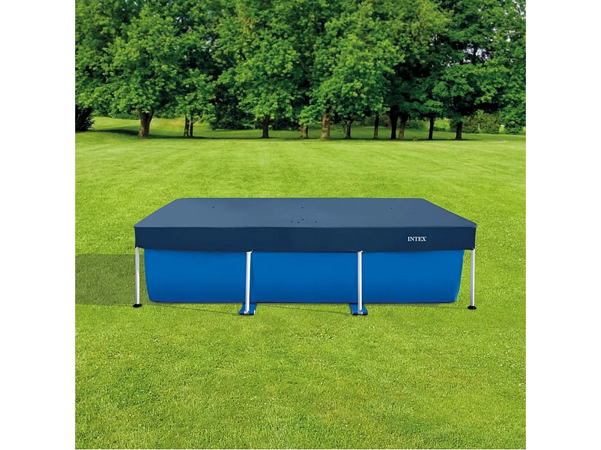 Bâche de protection pour piscine tubulaire rectangulaire 2,60 x 1,60 m - Intex