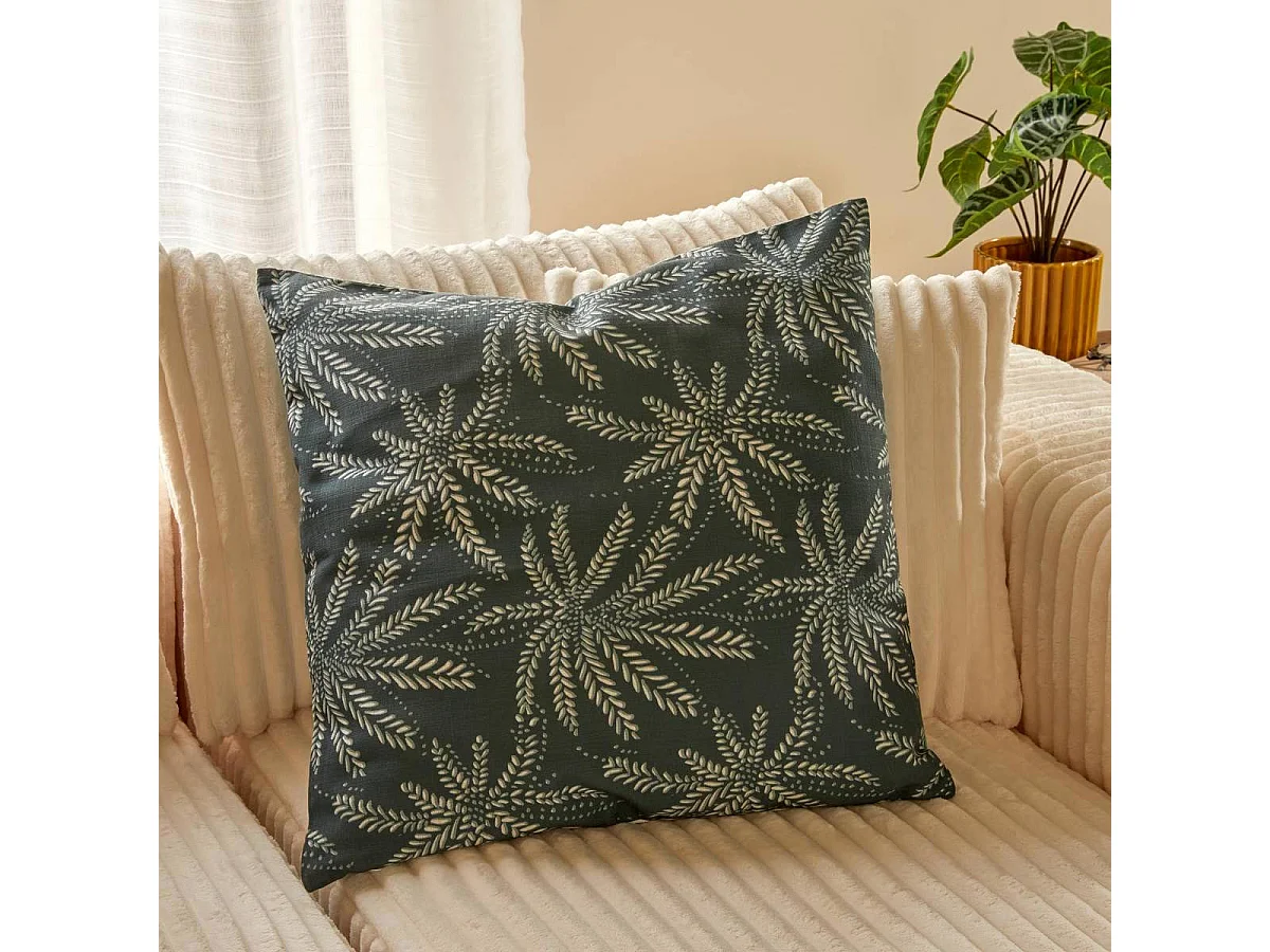 Coussin d'Extérieur Réversible "The Palm Resort" 55x55cm Vert