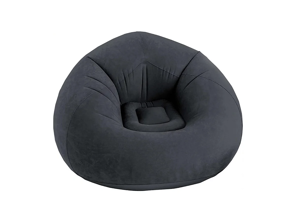 Fauteuil d'Extérieur Gonflable "Bornéo" 100cm Gris Foncé