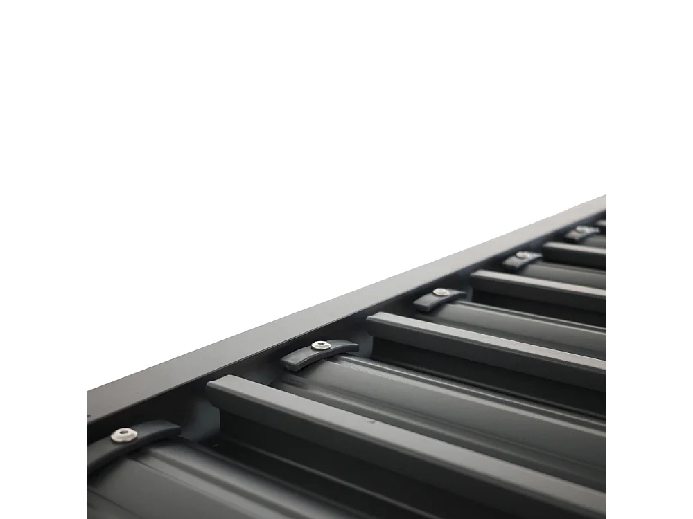 Tero - Pergola bioclimatique en aluminium 4x3m - Gris anthracite