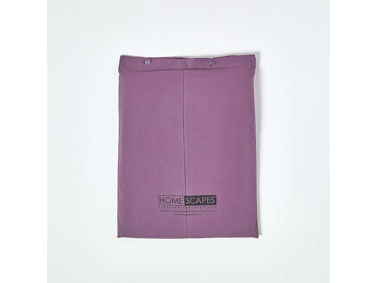 Homescapes Grape Egyptian Cotton Single Duvet Cover with One Pillowcase, 200 TC