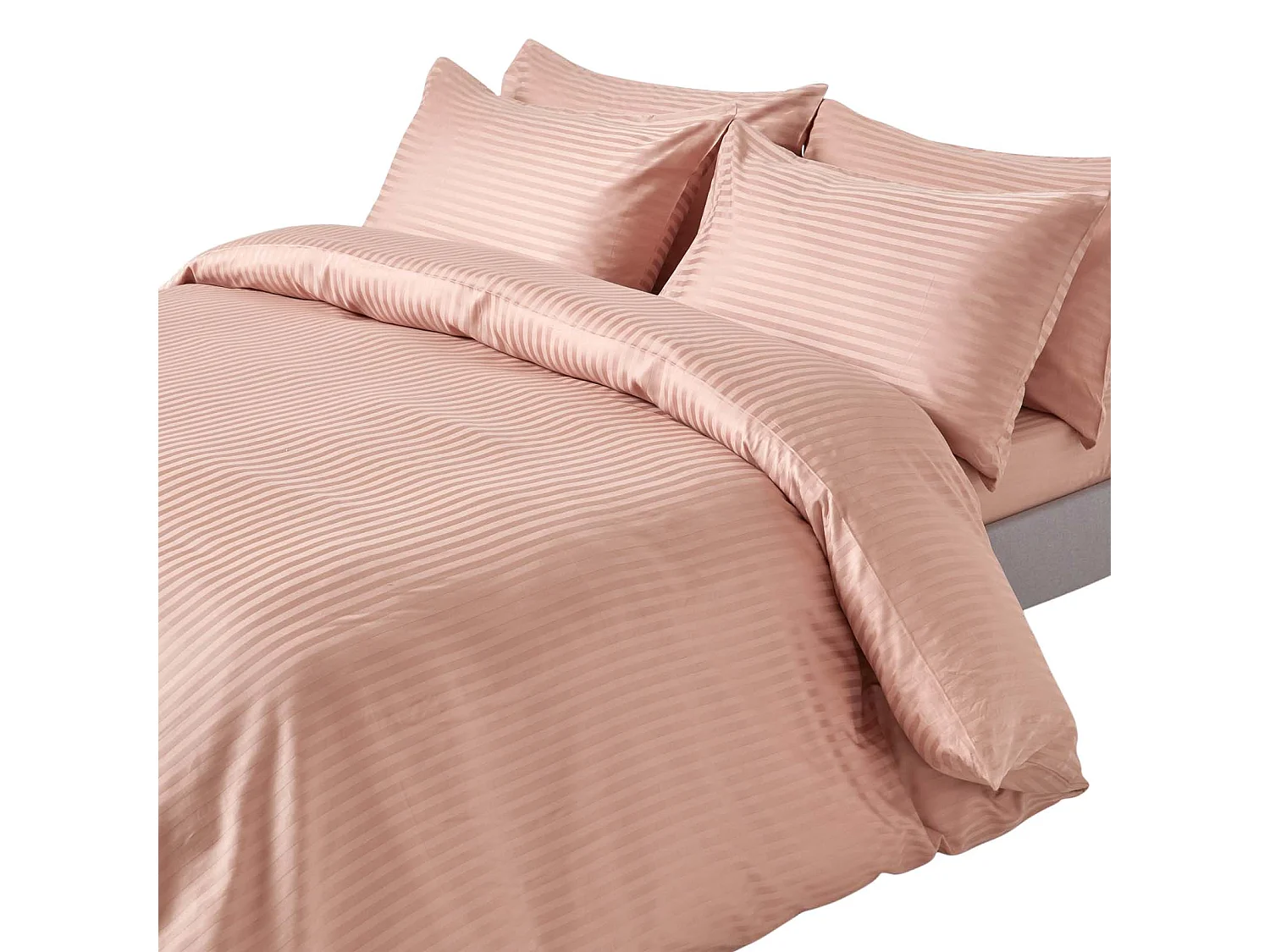 Homescapes Beige Egyptian Cotton Duvet Cover and Pillowcases 330 TC, Super King