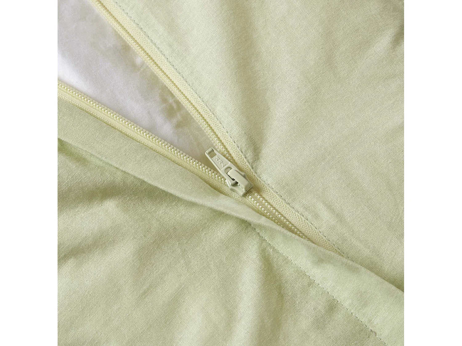 Homescapes Sage Green Diamond Cotton Tufted Duvet Cover Set, King