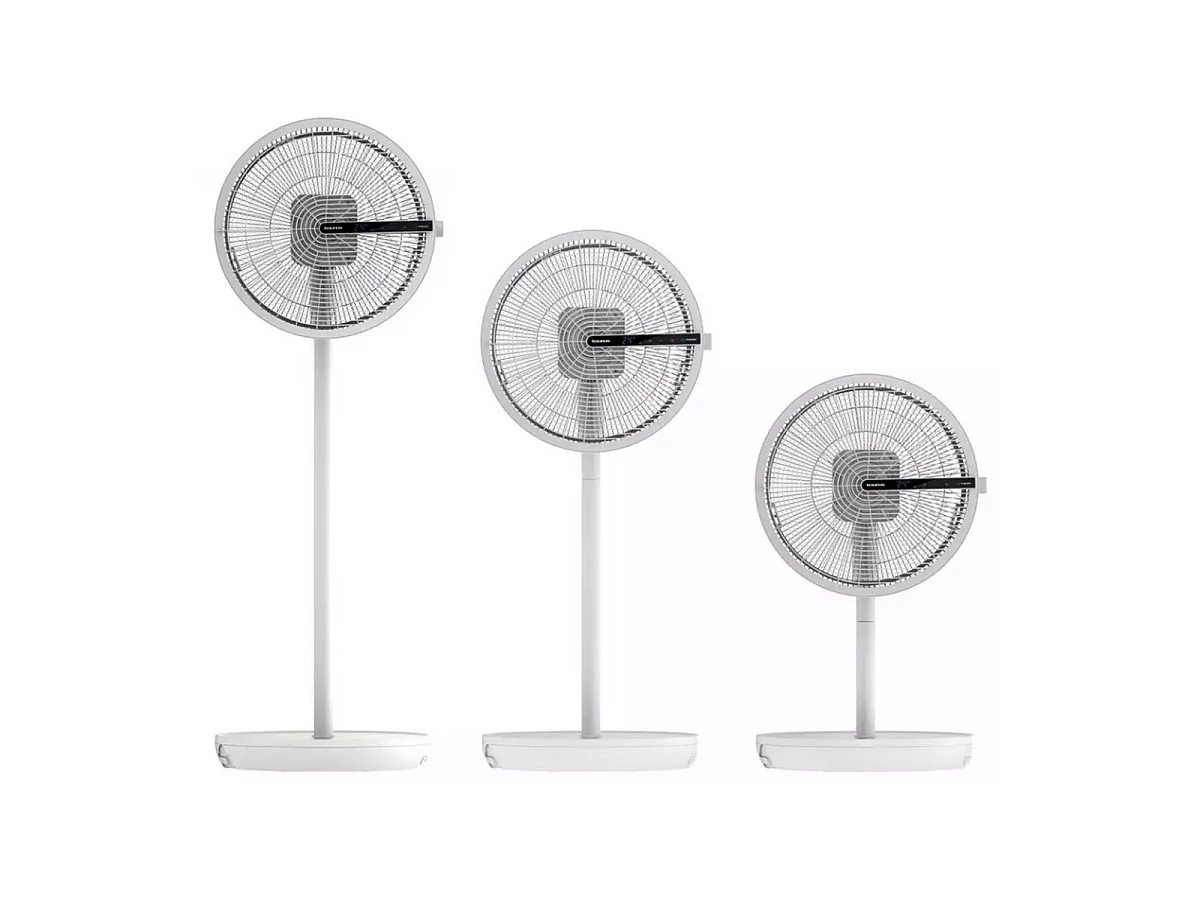 Taurus Ventilateur sur pied 46cm 24w 12 vitesses blanc - ICEBRISEXL-COMPACT