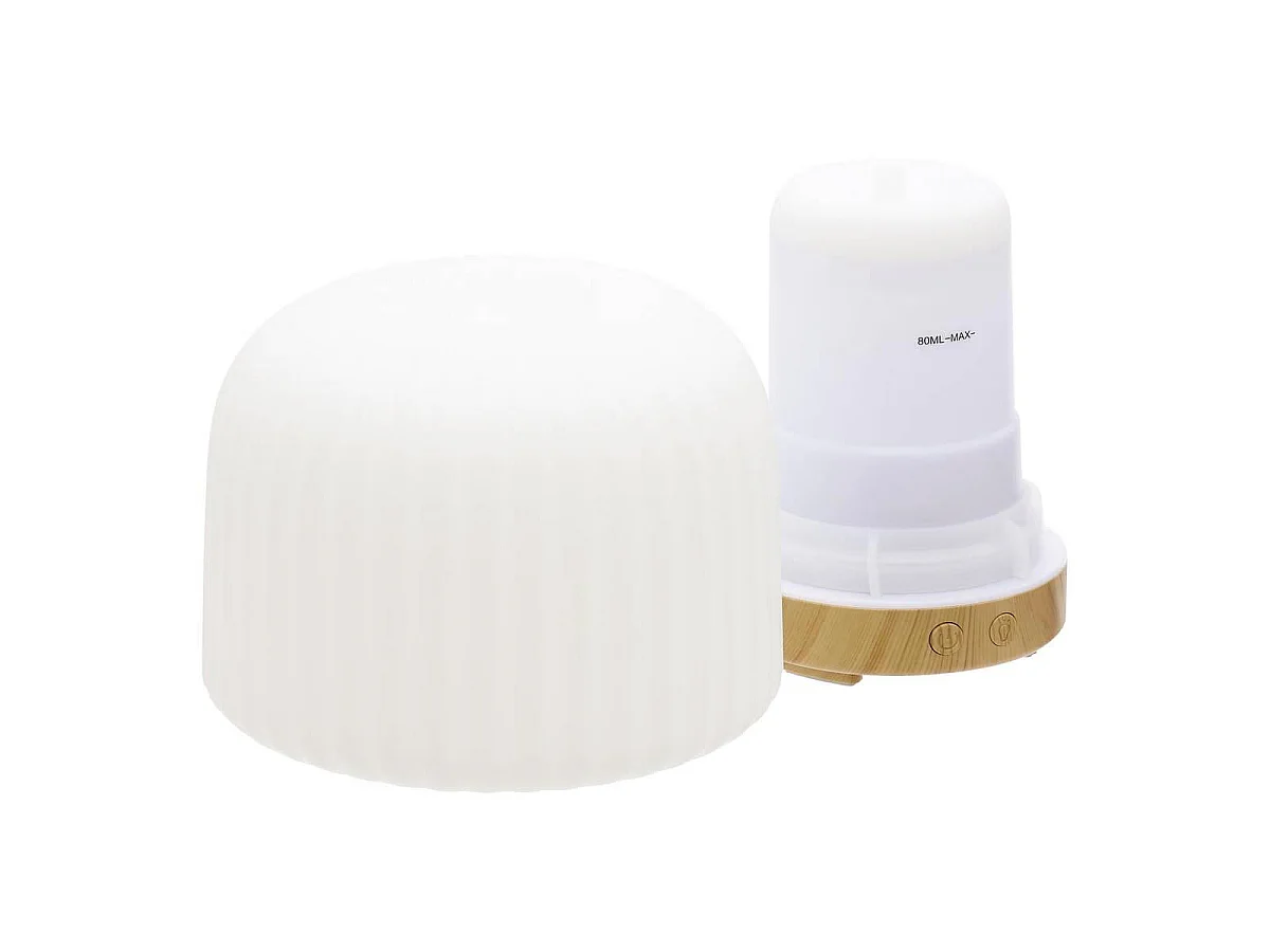 Diffuseur Huile Essentielle & 4 Huiles "Marta" 14cm Blanc