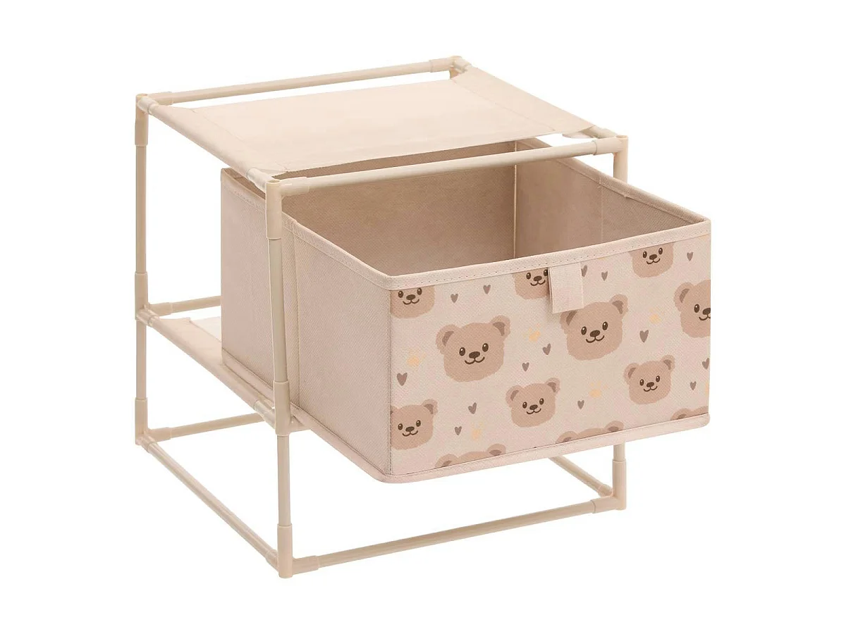 Table de Chevet Enfant "Orso" 31cm Beige