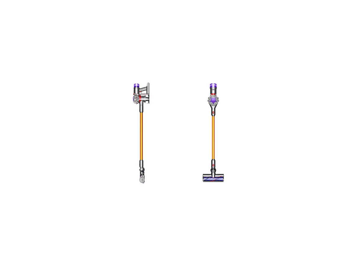 Dyson V8 Absolute Akku-Staubsauger - Leistungsstarke Saugkraft, beutellos, Gelb/Silber, 40 Minuten Laufzeit
