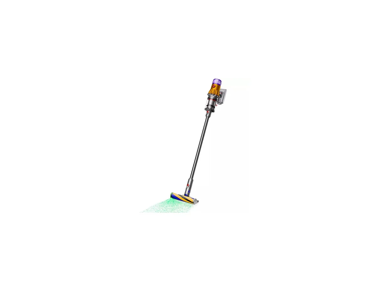 Dyson V12 Detect Slim Absolute kabelloser Staubsauger - Nickel Gelb beutellos 29,4V