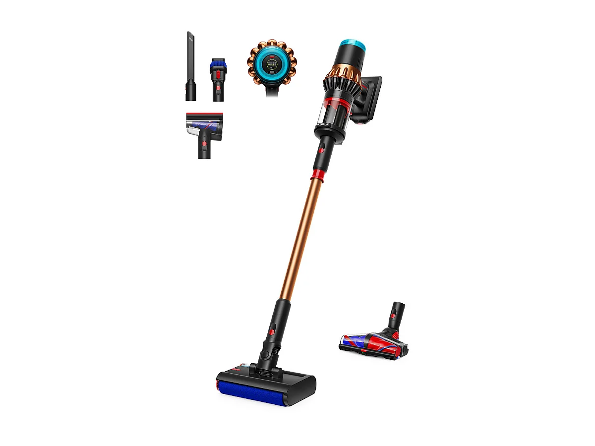 Dyson V16 Piston Animal Submarine 3-in-1 Akku-Staubsauger mit HEPA-Filter für Nass- und Trockenreinigung 1,3L 900W Schwarz, Kupfer