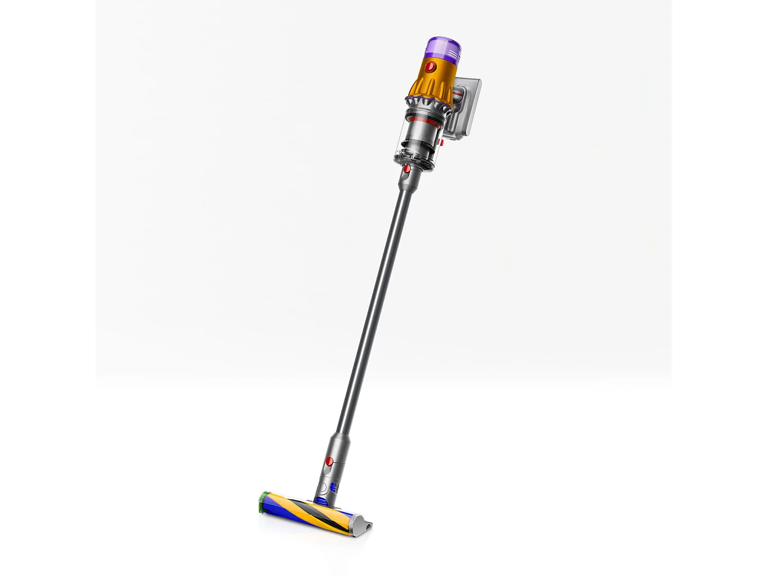 Scopa Elettrica Dyson V12 Slim Absolute Nichel Porpora Senza Sachetto Senza Filo 150 AW