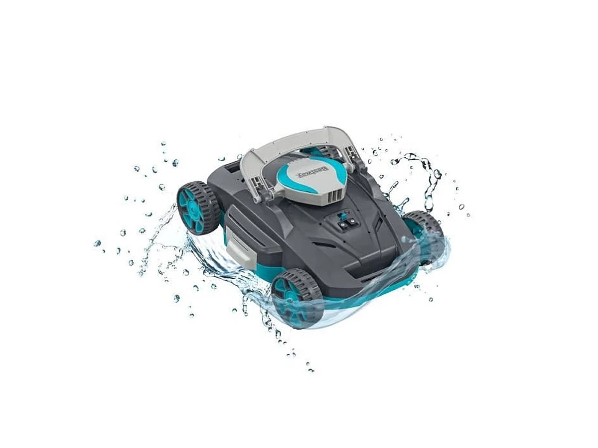 ROBOPOOL Platine Robot de piscine rechargeable — jusqu'à 20 m², 90 min