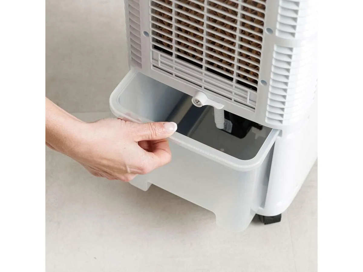 Taurus Snowfield 5 5L Refroidisseur d'Air Évaporatif 3 Vitesses Blanc Humidificateur Portable & Packs de Glace