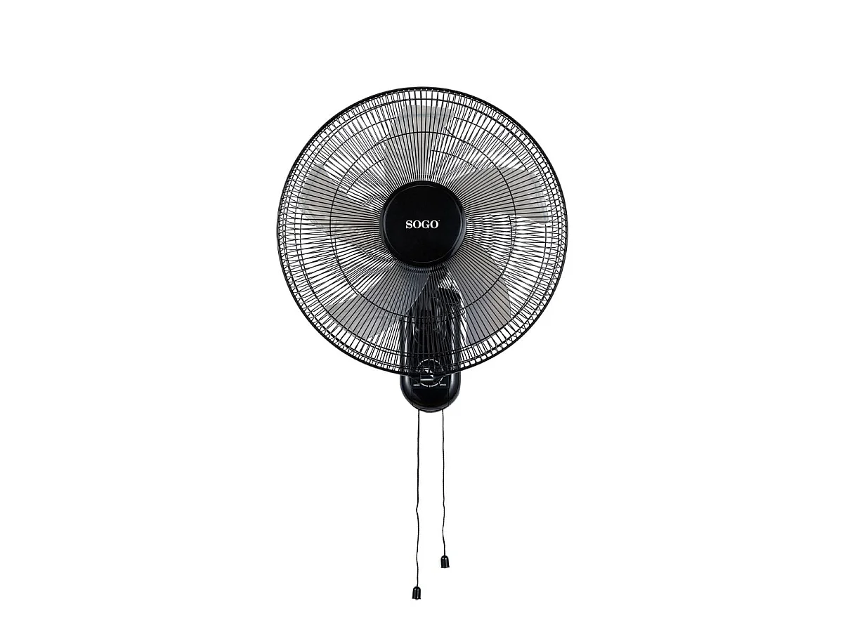 Ventilateur Mural Sogo VNSS21320 50W 3 Vitesses Noir Ø40 cm