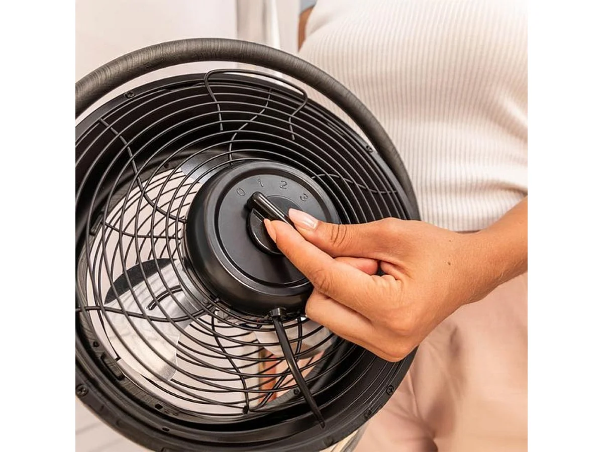 Ventilateur de Table Cecotec EnergySilence 1000 RetroDesk 20W 3 Lames Gris