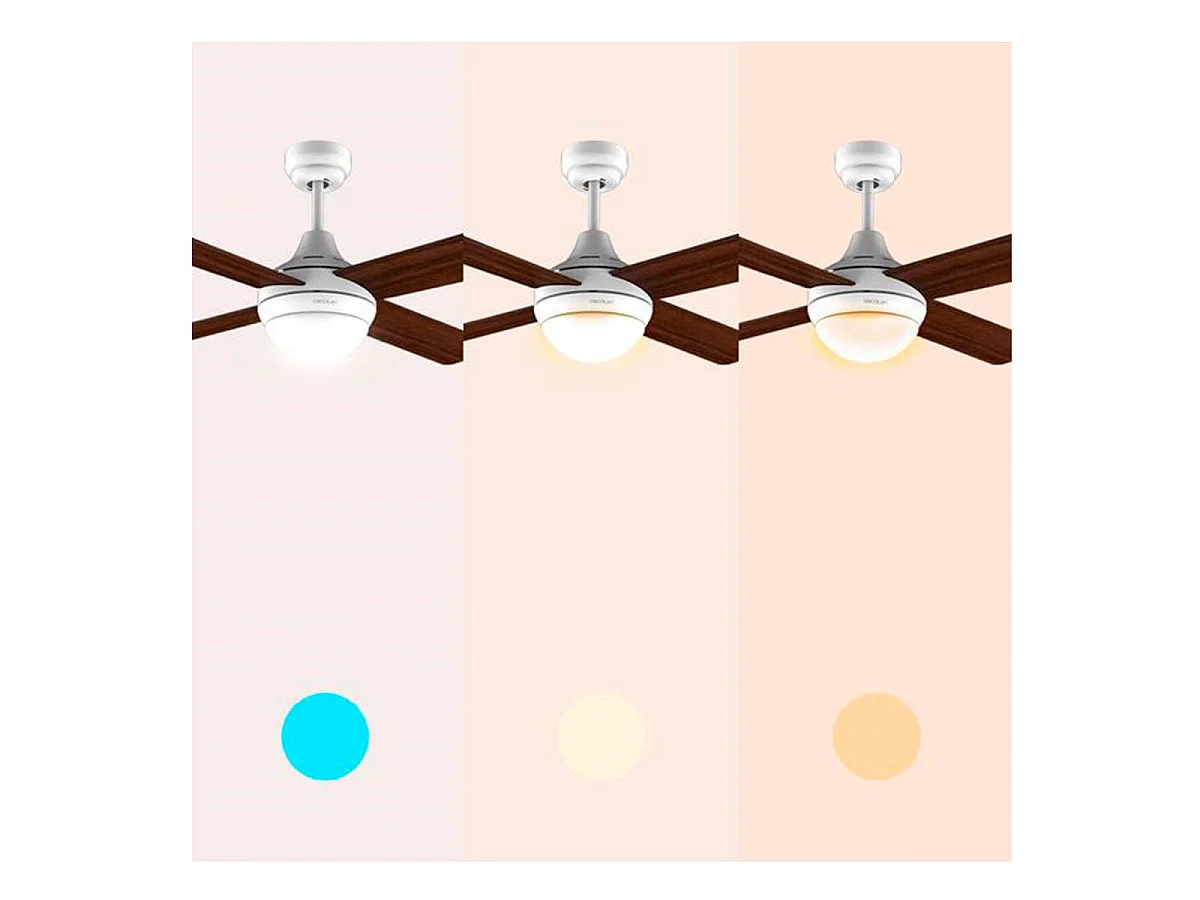 Ventilateur de plafond Cecotec EnergySilence Aero 4250 Fresh 55W Marron Ø106x40.5 cm