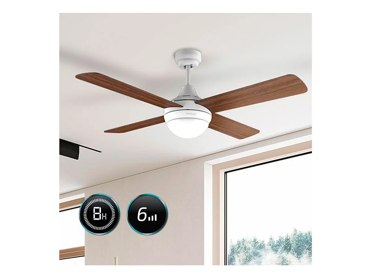 Ventilateur de plafond Cecotec EnergySilence Aero 4250 Fresh 55W Marron Ø106x40.5 cm